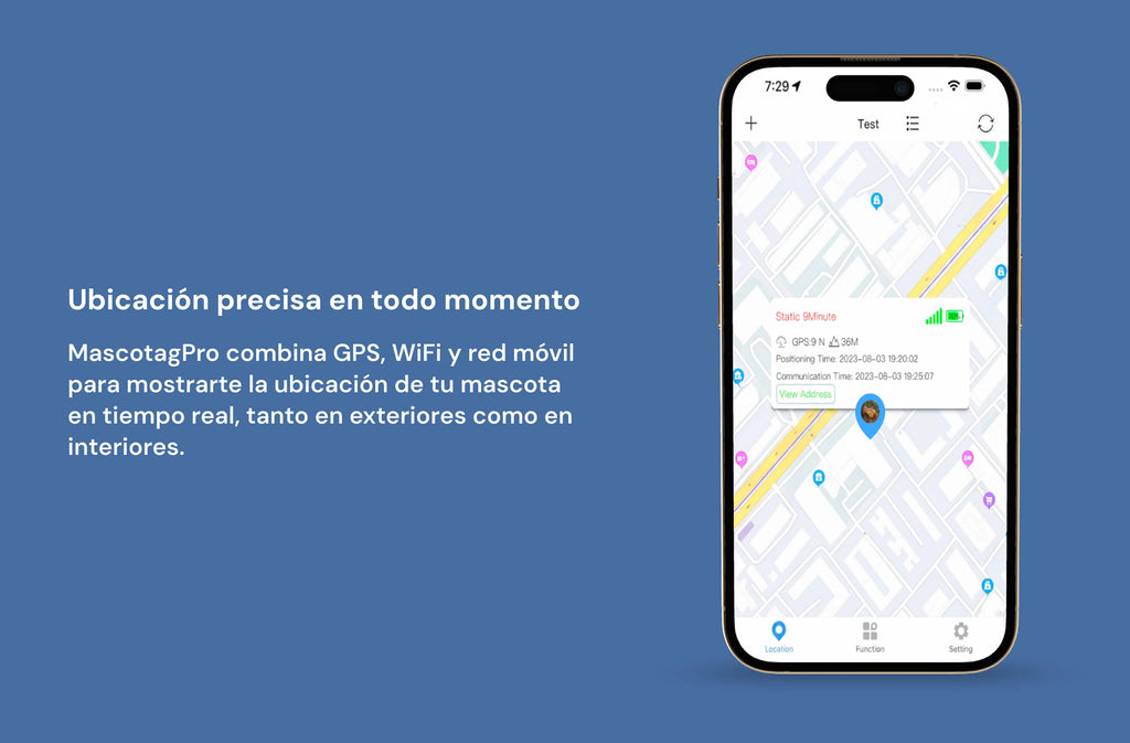 Mascotag Pro GPS para perros